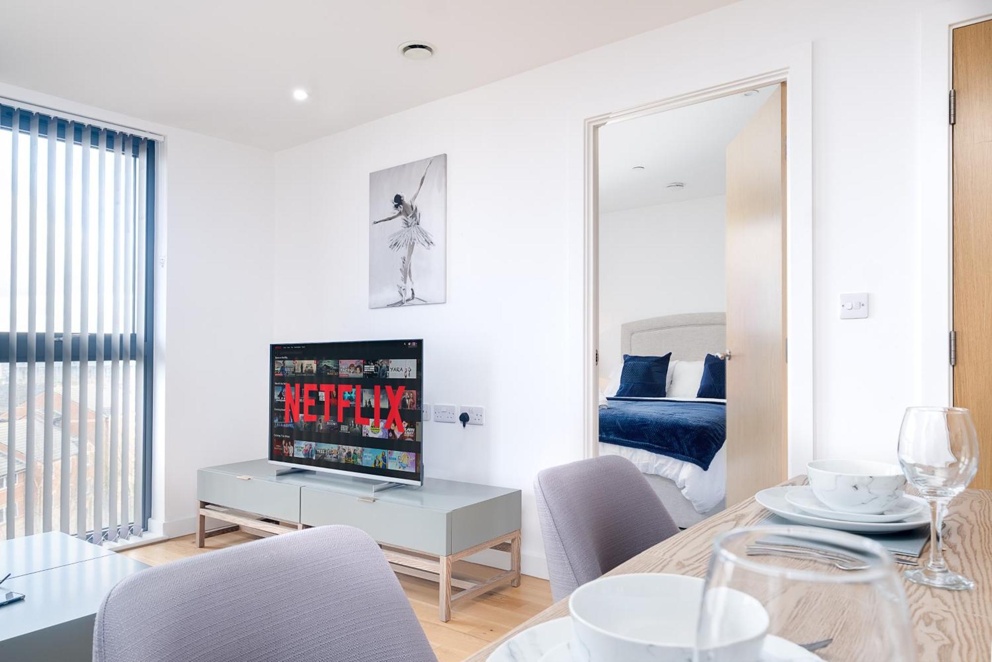 Broadway Mailbox Luxury New 1 Bed Apartment With Free Parking Birmingham Eksteriør billede
